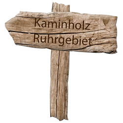 Kaminholz Wegweiser